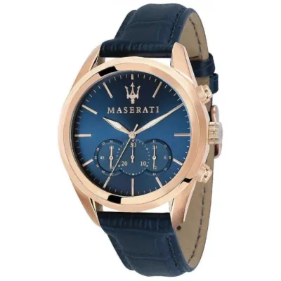 Traguardo Chrono Men's Blue Watch - R8871612015